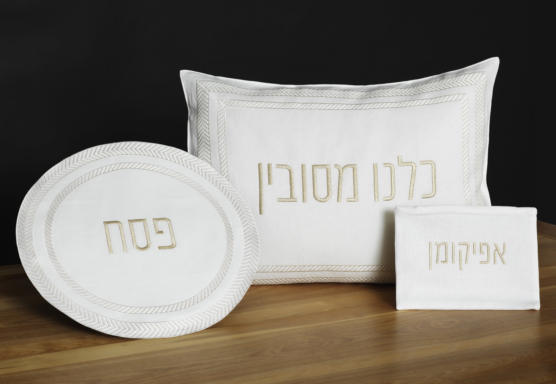 Herringbone Pesach Set